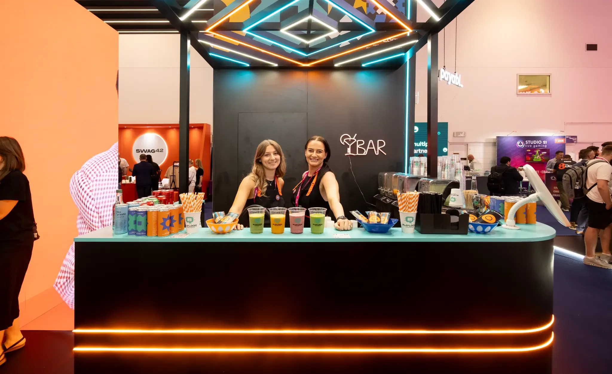 PlayLogIQ Interactive Gaming Exhibition Stand execution photo 1